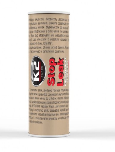 K2 STOP LEAK Odstraňuje úniky z 18,5G radiátora