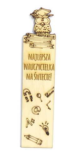 ZÁLOŽKA SOVA PRE DARČEK KU DŇU UČITEĽOV MB51