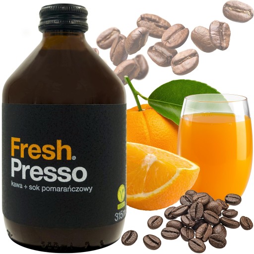 FRESH PRESSO nápoj káva + pomarančový džús 315ml