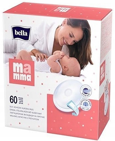 LAKTAČNÉ VLOŽKY BELLA MAMMA S LEPIDLOM 60 KS