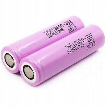 BATÉRIA 18650 35E 3.7 4.2V SAMSUNG 3500mAh NOVINKA