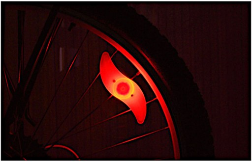 SÚPRAVA 2 KUSOV LED LAMPY NA BICYKEL