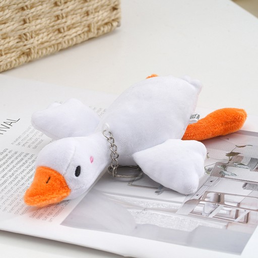 Plyšová kľúčenka maskot hus 18cm 79b