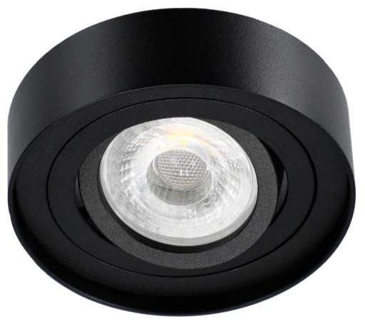 Halogénové stropné trubicové svietidlo LED GU10 pod omietku, čierne