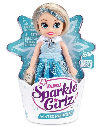 Alltoys Princess Winter Sparkle Girlz malá v kornútku