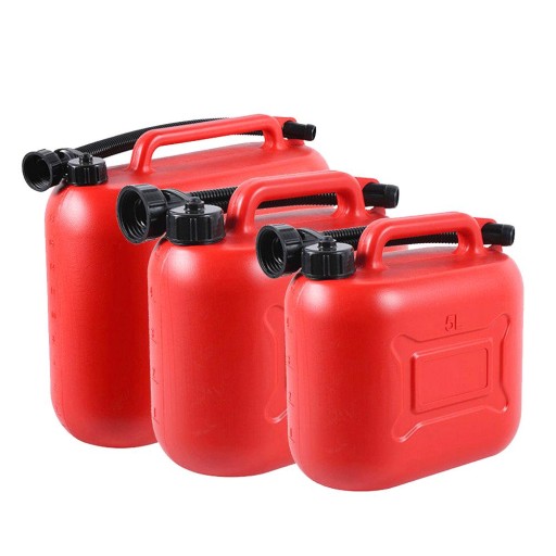 PLASTOVÁ NÁDOBKA NA PALIVO, SUROVÝ OLEJ, 5L CERTIFIKÁT