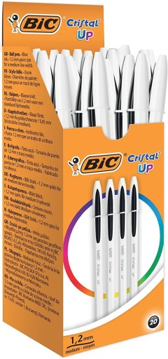 BIC CRISTAL UP JEDNORÁZOVÝ GULIČKOVÝ ŠKOLA ČIERNA