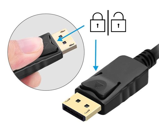 HDMI Display Port DP 4K adaptérový kábel