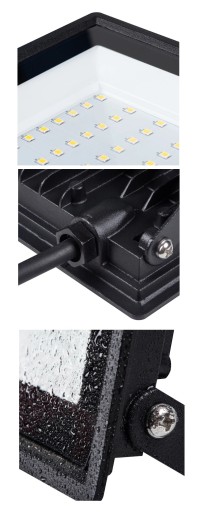LED svetlomet Miledo Hermetic GRUN Neutral 4000K 10W 800lm IP65
