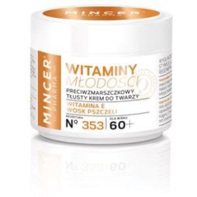 Mincer Mastný krém proti vráskam 60+ - 50ml