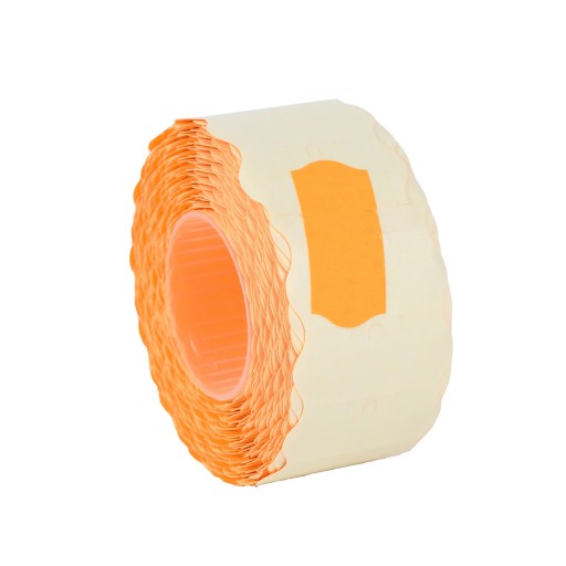 ETIKETY PRE JEDNORADOVÝ ETIKETKOVAČ 26x12 ORANŽ