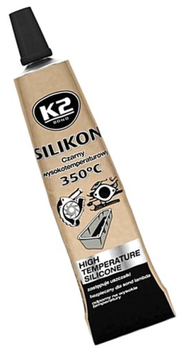 K2 ČIERNY SILIKÓN VYSOKÁ TEPLOTA DO +350°C O6Z24