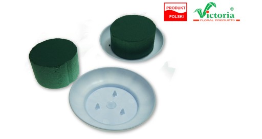 FLORISTICKÝ PINKOVÝ VALEC na STOJAN 12,5 cm