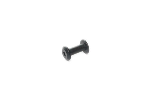Skrutka s priechodným otvorom 'Chicago' - Flat Top - 12,6 mm