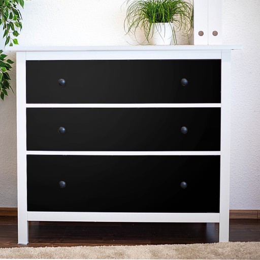 Matná čierna nábytková dyha 50x100cm Oracal