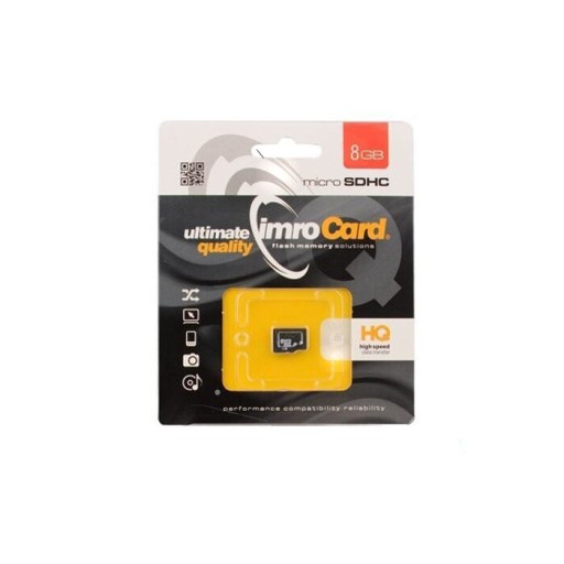 Pamäťová karta IMRO microSD 8GB TRIEDA 10 UHS I 100M