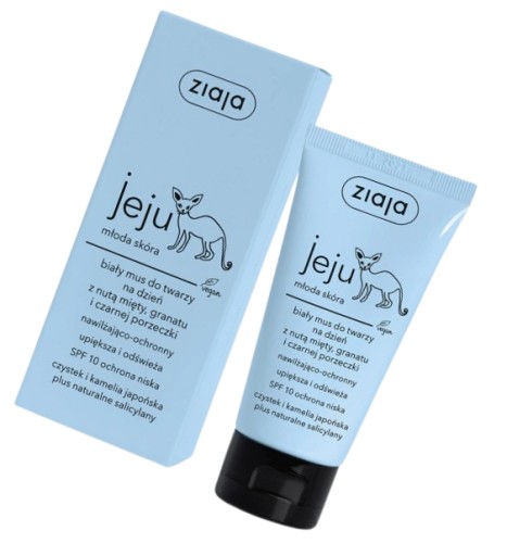 ZIAJA JEJU BIELA DENNÁ PENA NA TVÁR ZVLHČUJE 50