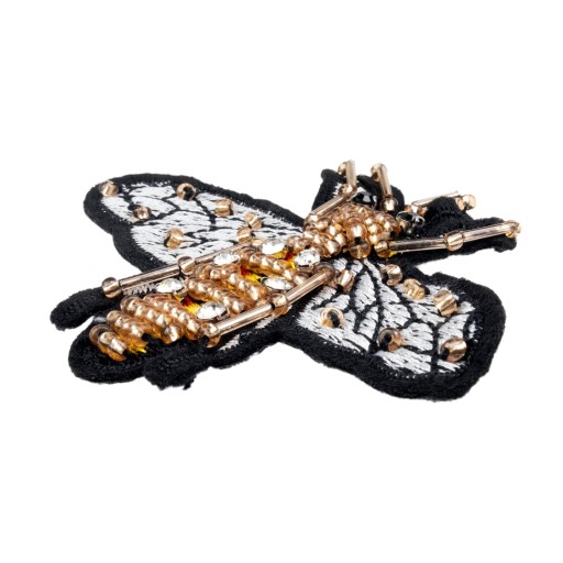 PATCH Bee Insect so zirkónmi, vyšívané