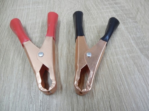 Krokosvorky Žaby Spony na štartovacie káble 10cm
