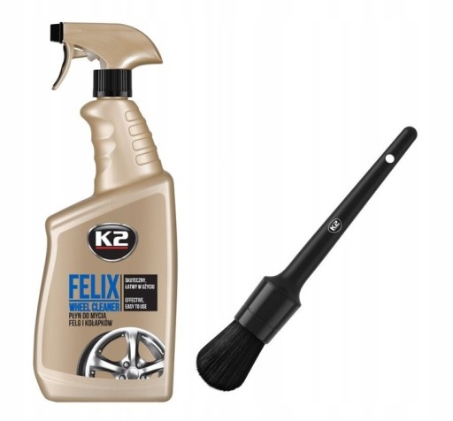 K2 FELIX KVAPALINA NA UMÝVANIE RÁFKOV A NÁBOJOV 770ML + KEFA K167M M315