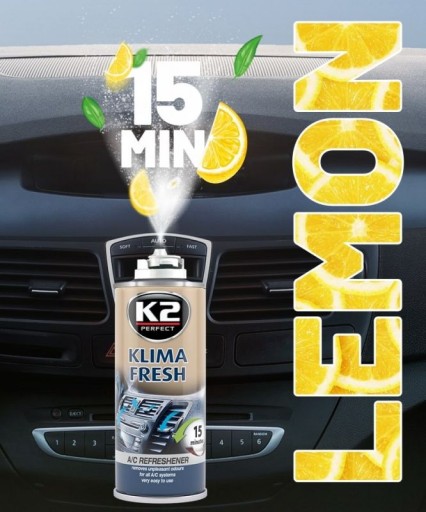 K2 KLIMA FRESH LEMON ODSTRAŇOVAČ KLIMATIZÁCIE