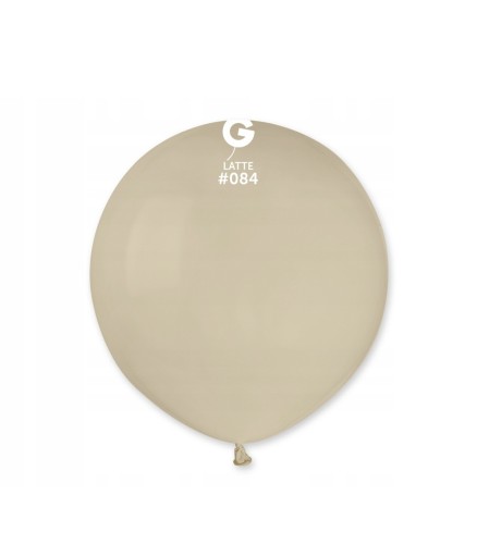 19-palcový latte balón veľký XXL béžová guľa
