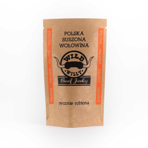 WILD WILLY Sušené hovädzie Beef Jerky Paprika 30G