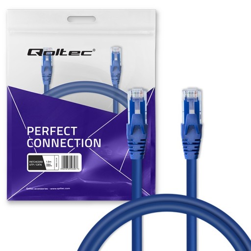 Sieťový kábel LAN INTERNET Patchcord UTP CAT6 2xRJ-45 1m Speed Gold