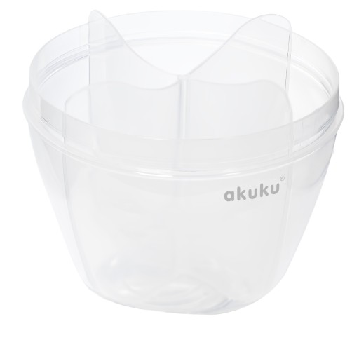 AKUKU NÁDOBA NA UPRAVENÉ MLIEČKO 4 SIVÉ PRIHRÁDKY