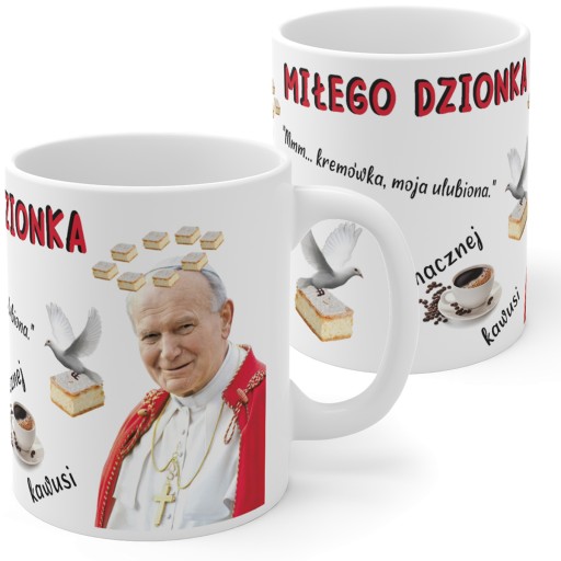 HRNČEK S PÁPEŽOVÝM DARČEKOM JÁN PAVEL II VÁŠ TEXT
