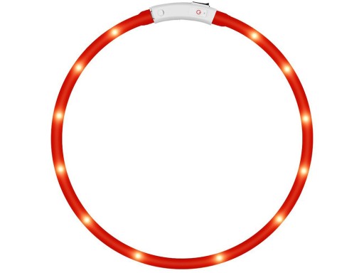 LED obojok pre psov a mačky, nastaviteľný cez USB