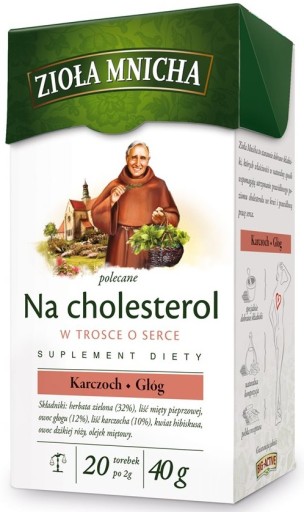 Čaj Big Active Herbs Monk Cholesterol 20 t