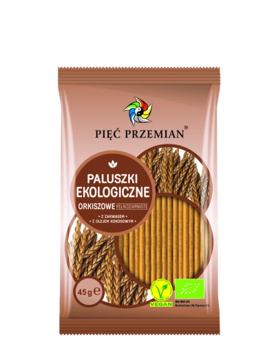 Celozrnné špaldové tyčinky BIO Five Przemian