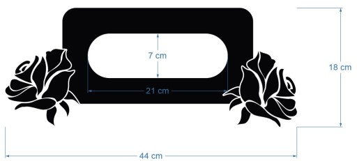 NÁLEPKA na trojkontaktný SPÍNAČ Ružička do obývačky