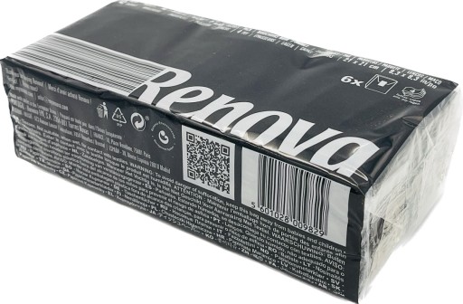 Utierky Renova, čierne, 6x7