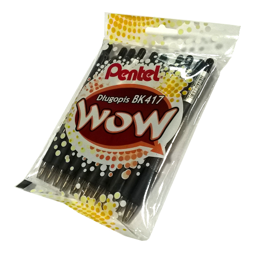 PENTEL BK417 WOW RED AUTOMATICKÝ GUĽOVÝ BOD