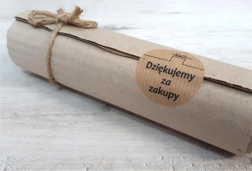 Okrúhla nálepka na štítok fi-40 EKO KRAFT ECO x500