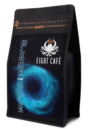 Zmes čerstvo pražených kávových zŕn Black Hole 50G pre kávovar na espresso