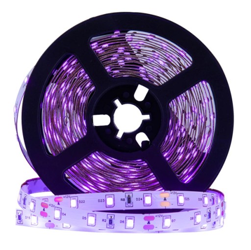 LED pásik IP20 12V 2835 6W UV ultrafialový 1mb