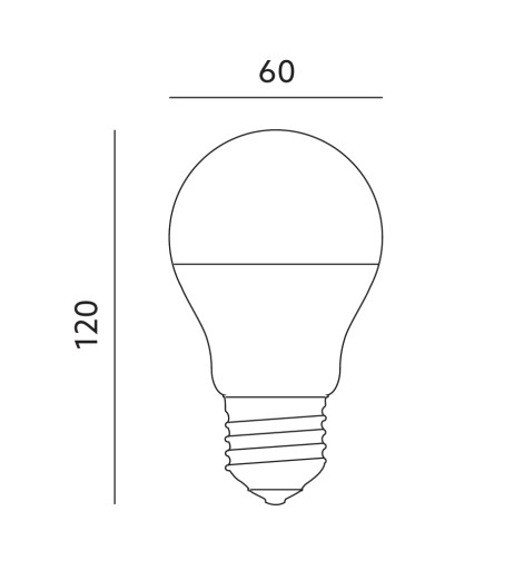 E27 24V Led žiarovka do pivnice AC/DC 12W 4000K 24V