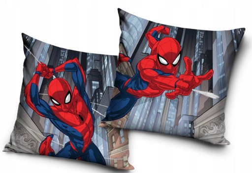 Zamatová obliečka na vankúš 40x40 Spiderman, obojstranná