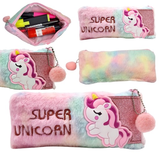 Školské puzdro na ceruzku Pouzdro Kozmetická taška Super Unicorn