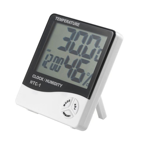 METEOROLOGICKÁ STANICA POČASIE TEPLOMER HYGROMETER SNÍMAČ VLHKOSTI LCD ALARM