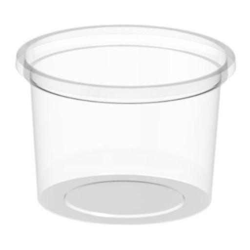 Okrúhla nádoba na omáčku 100 ml priehľadná 100 ks.