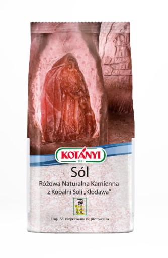 Kotanyi Ružová soľ Kłodawska jemná 1000g