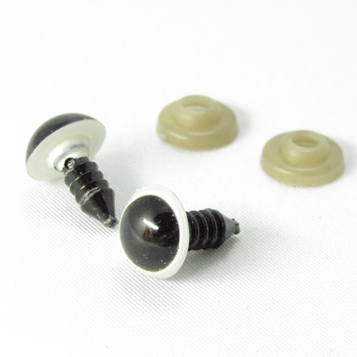 Oči Bezpečné hračkárske oči * 2 páry * 15 mm * biele