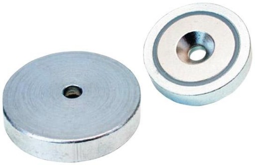 Plochý magnet, neodým, s otvorom, 16x4,5mm FORM