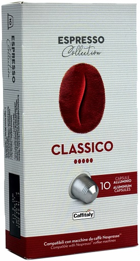Kávové kapsuly Caffitaly Classico pre Nespresso 10