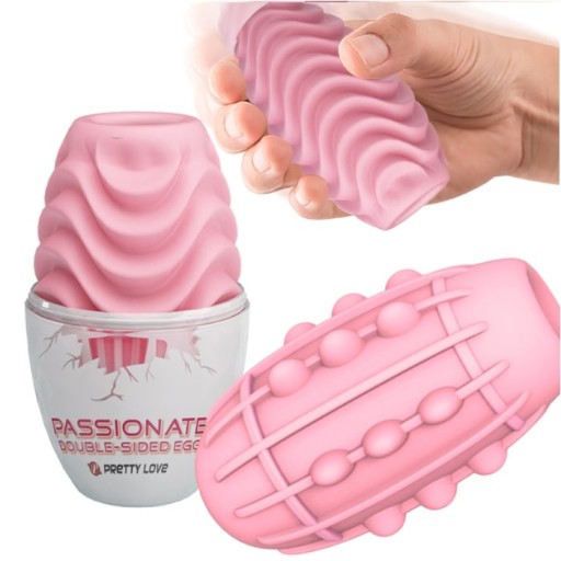 Masturbátor vášnivé obojstranné vajíčko Pretty Love