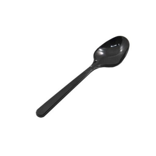 BLACK SUPERIOR opakovane použiteľná plastová lyžička 50 ks.